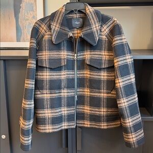 Rails Cheyenne Zip-up Jacket Camel and Black Size Large